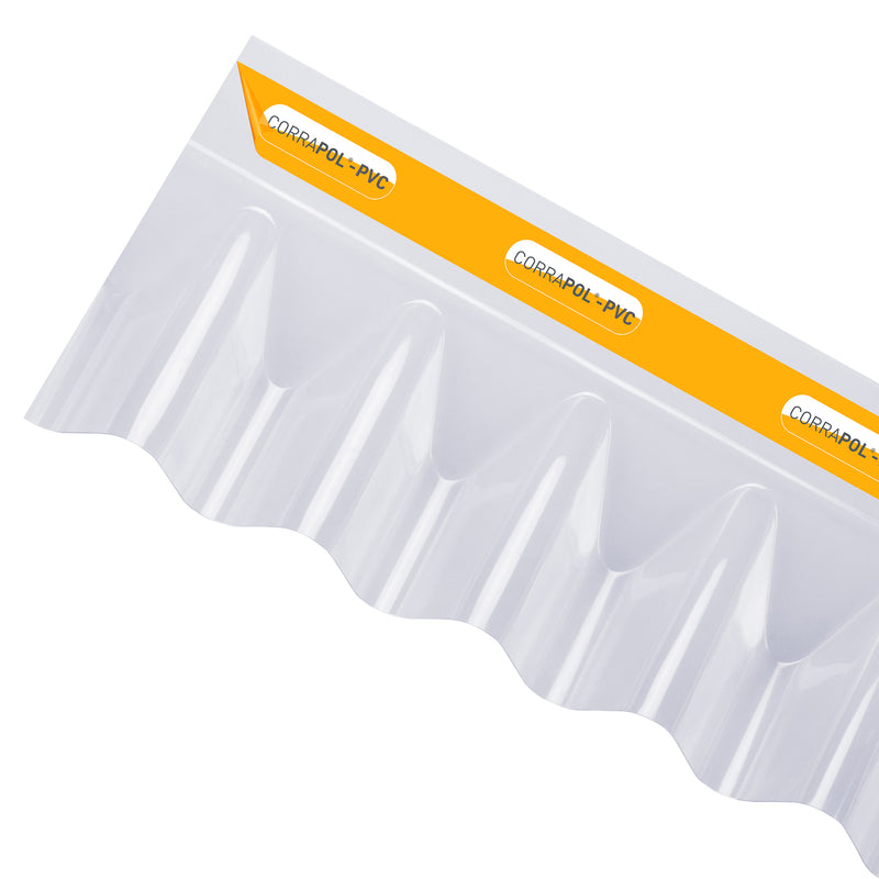 CLEAR AMBER | PVC Wall Flashing | 950mm