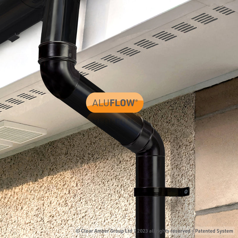 CLEAR AMBER | Aluflow Downpipe Offset Bend 112