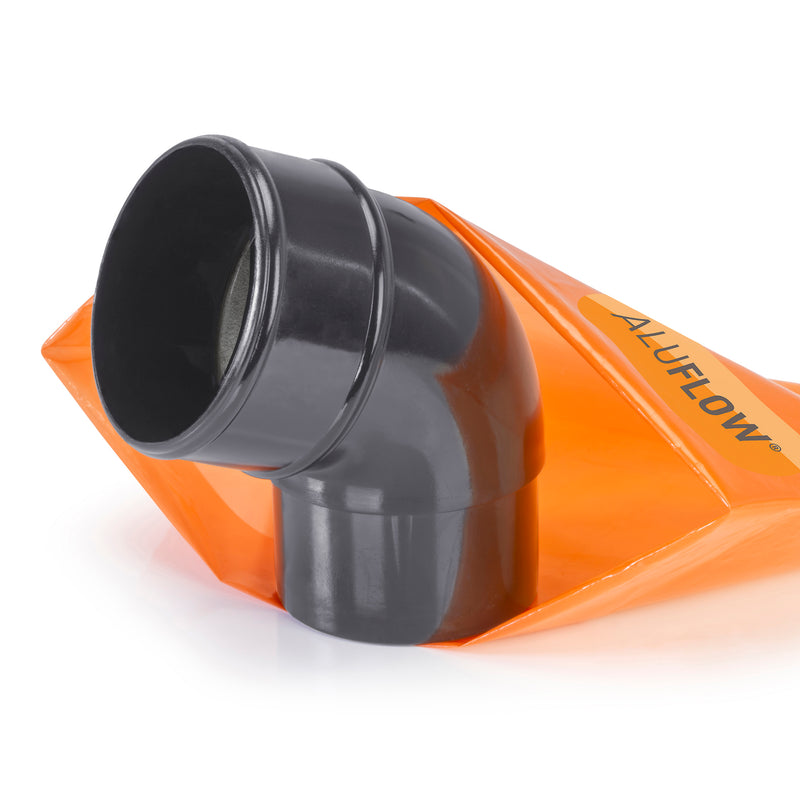 CLEAR AMBER | Aluflow Downpipe Offset Bend 112