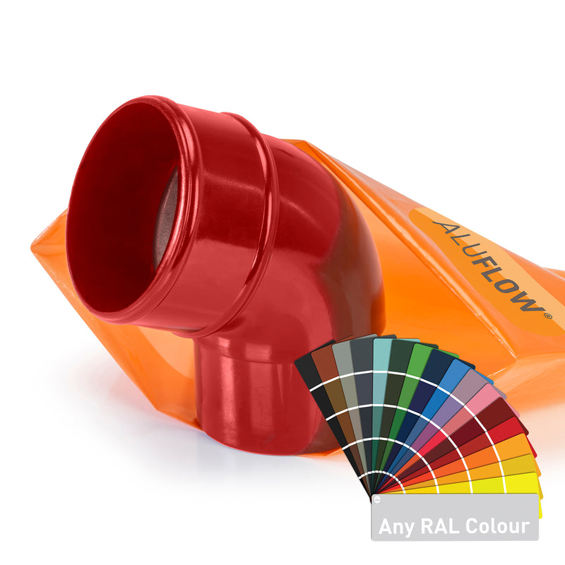 CLEAR AMBER | Aluflow Downpipe Offset Bend 112