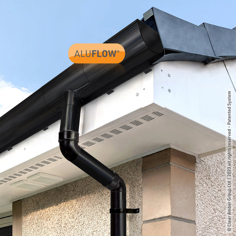 CLEAR AMBER | Aluflow Gutter Deepflow