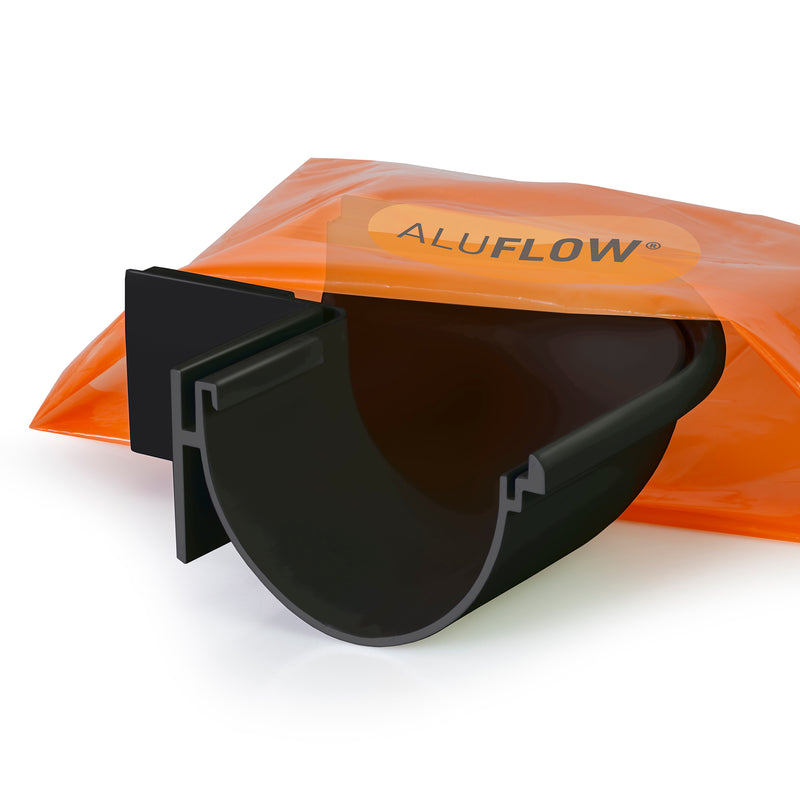 CLEAR AMBER | Aluflow Gutter Deepflow 90 Deg External & Internal Angle