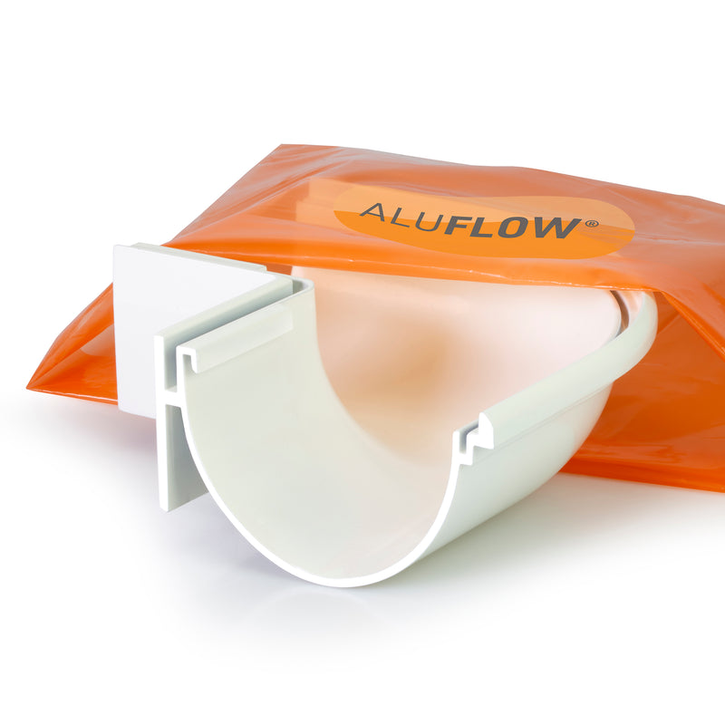 CLEAR AMBER | Aluflow Gutter Deepflow 90 Deg External & Internal Angle