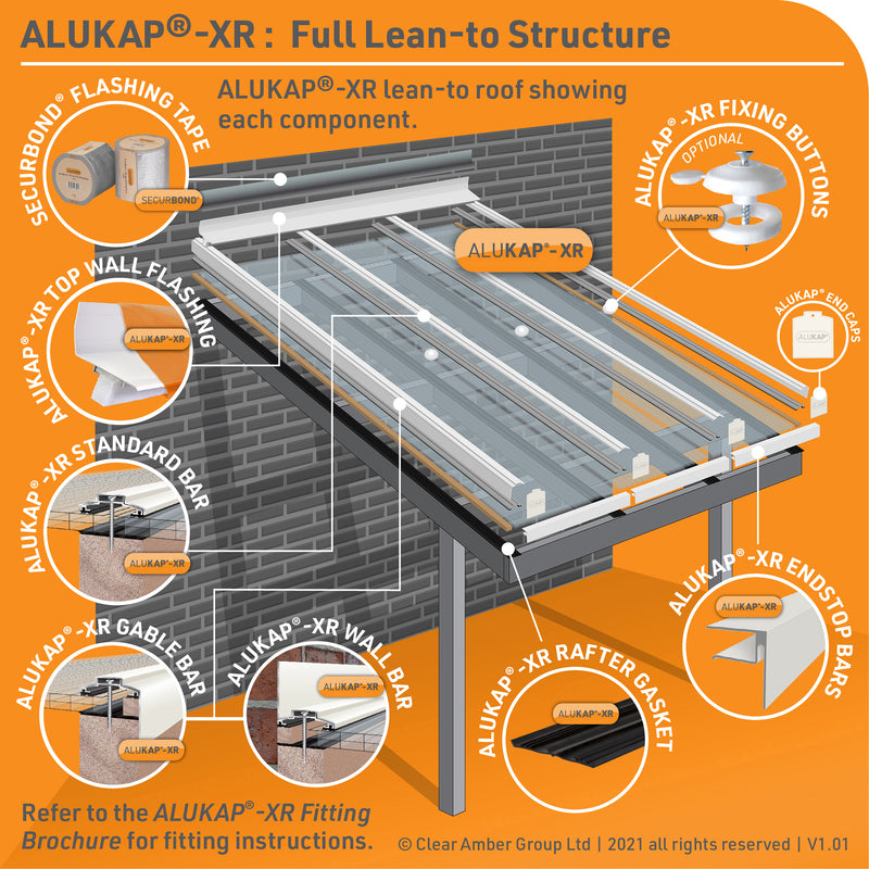 CLEAR AMBER | Securbond Flashing Tape 10m