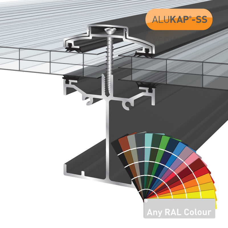 CLEAR AMBER | Alukap-SS Low Profile Bar | 2-6m