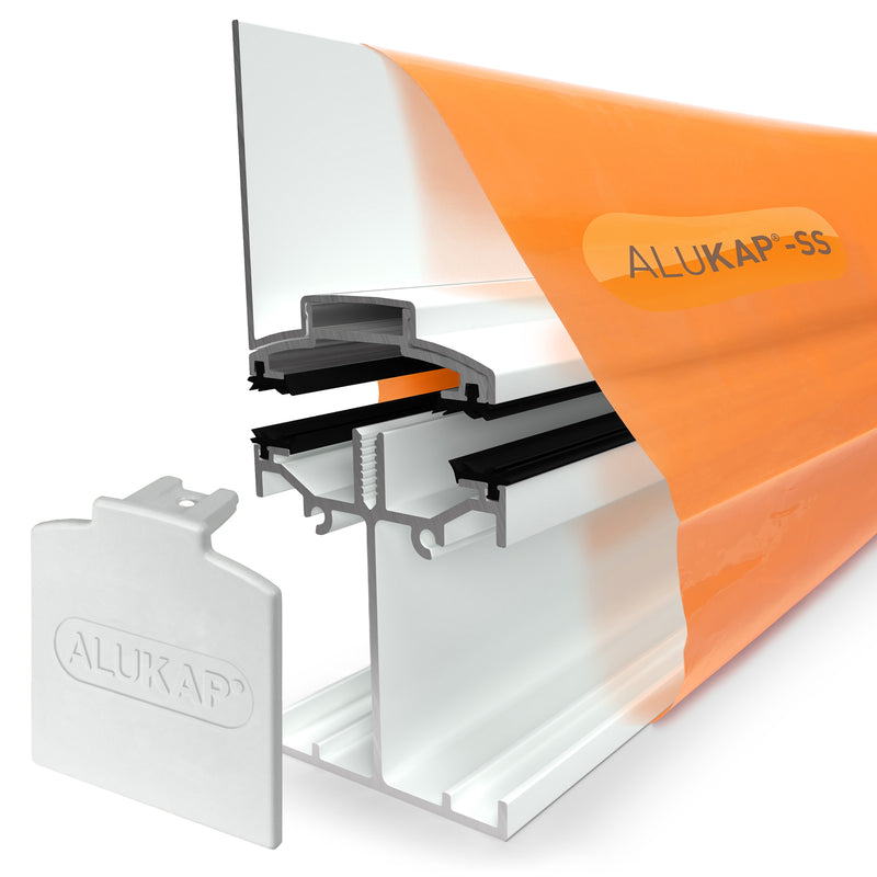 CLEAR AMBER | Alukap-SS Low Profile Wall Bar | 2-6m