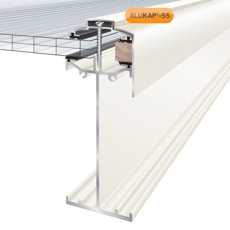 CLEAR AMBER |Alukap-SS High Span Gable Bar (2-6m)