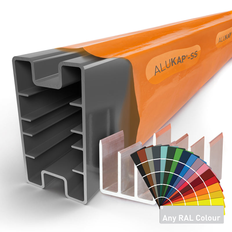 CLEAR AMBER | Alukap-SS Post & Bracket Kit | 3000mm