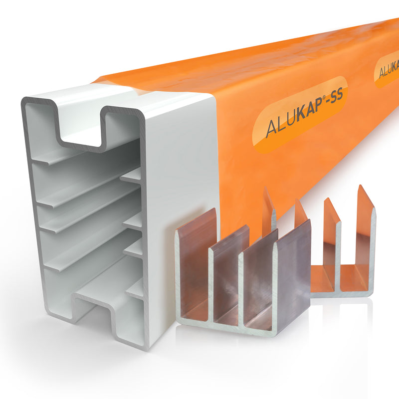 CLEAR AMBER | Alukap-SS Post & Bracket Kit | 3000mm