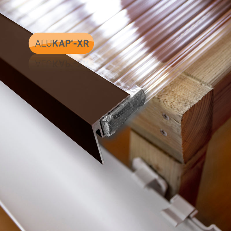 CLEAR AMBER | Alukap-XR End Stop Bar | 10mm