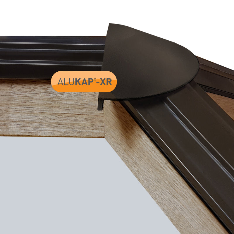 CLEAR AMBER | Alukap-XR Roof Lantern Radius End Cap