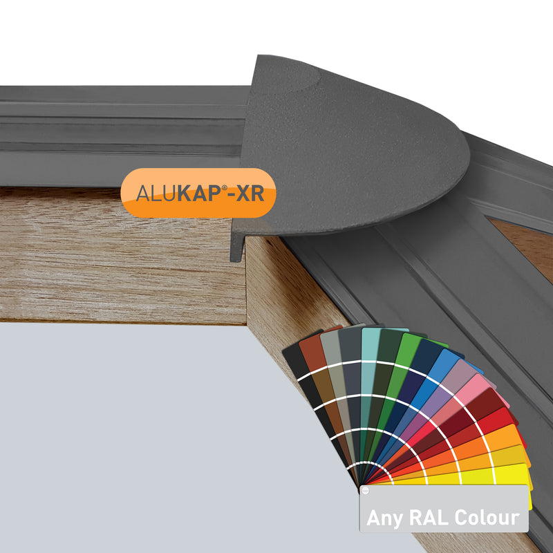 CLEAR AMBER | Alukap-XR Roof Lantern Radius End Cap