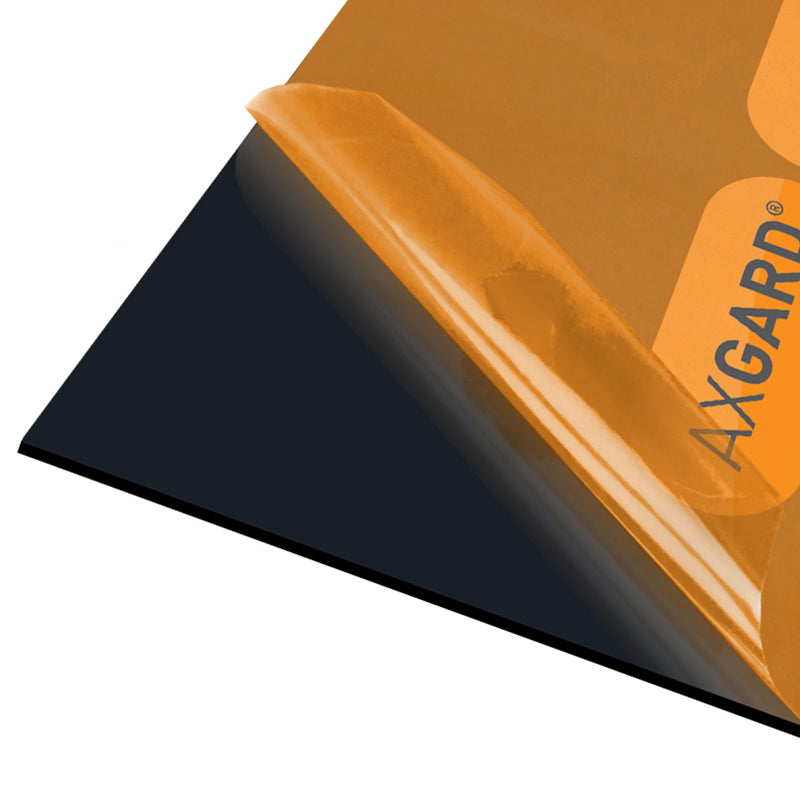 CLEAR AMBER | Axgard BLACK UV Protect Polycarb Sheet (3mm)