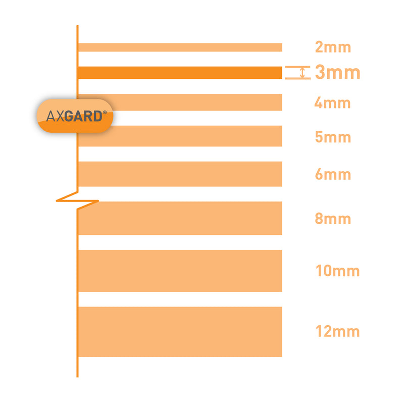 CLEAR AMBER | Axgard PATTERNED Polycarb Sheet (3mm)