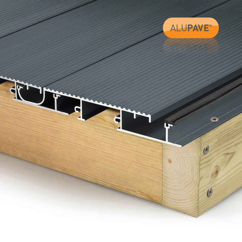 CLEAR AMBER | Alupave Full-Seal Flat Roof & Decking Board