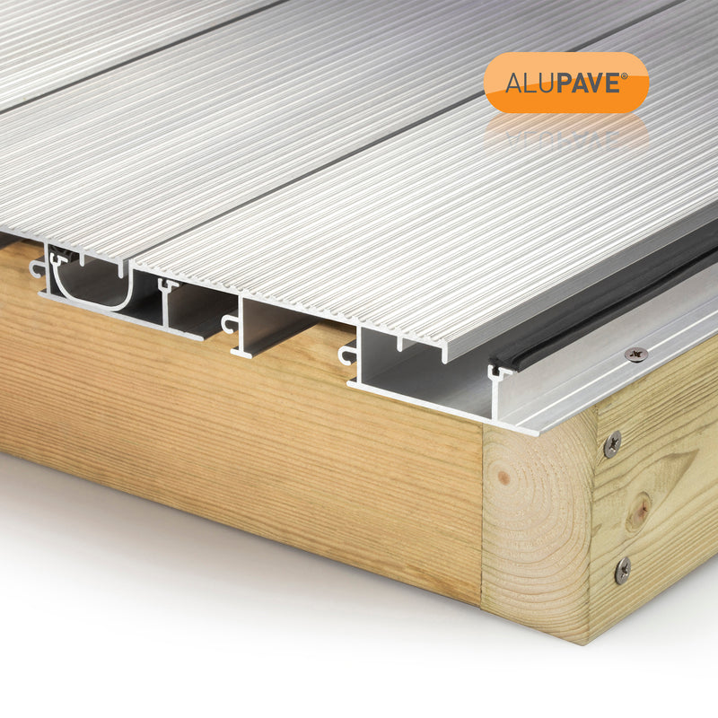 CLEAR AMBER | Alupave Full-Seal Flat Roof & Decking Board