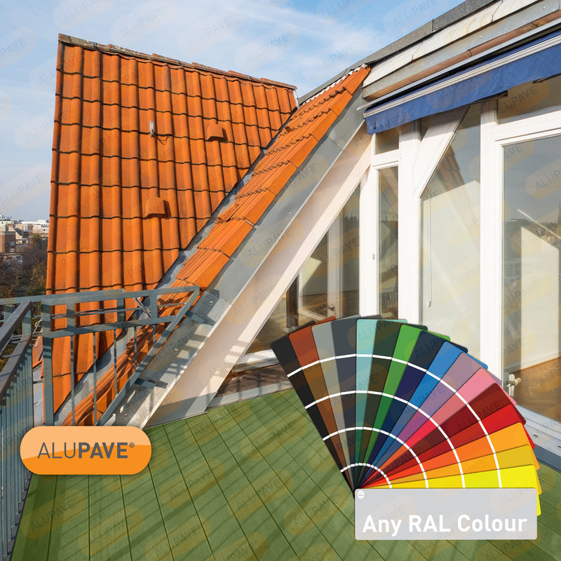 CLEAR AMBER | Alupave Full-Seal Flat Roof & Decking Board