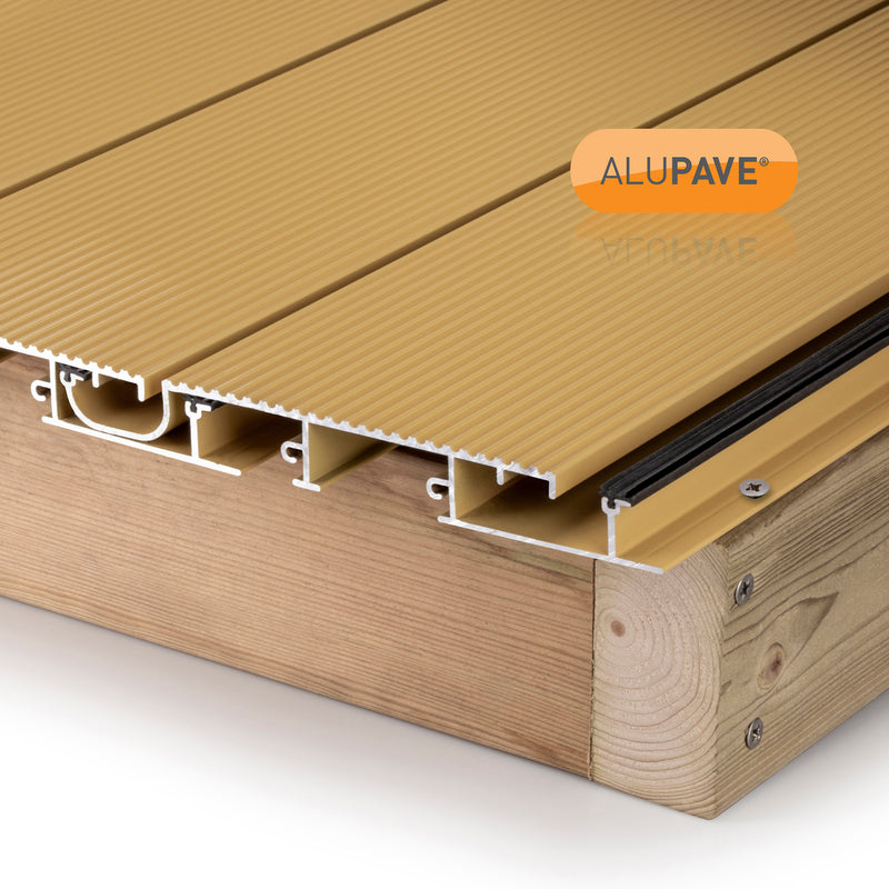 CLEAR AMBER | Alupave Full-Seal Flat Roof & Decking Board