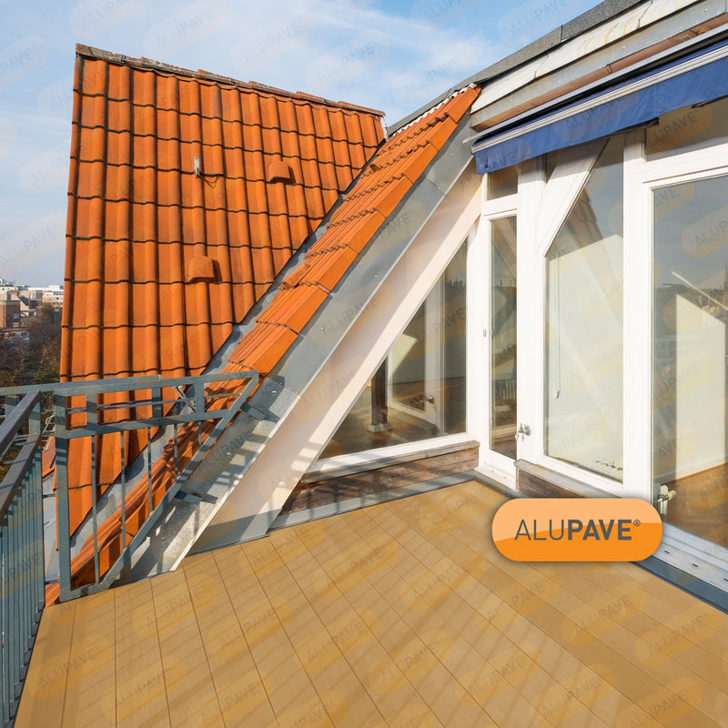 CLEAR AMBER | Alupave Full-Seal Flat Roof & Decking Board