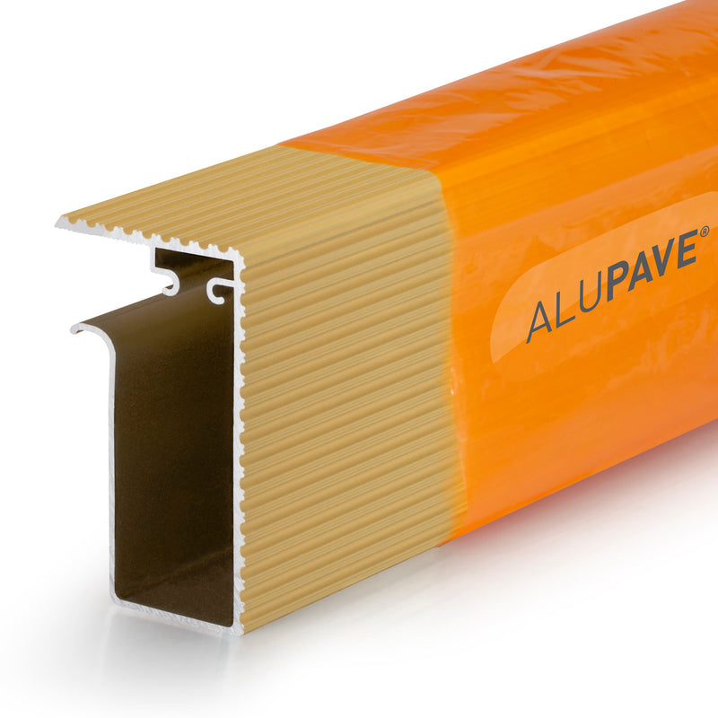 CLEAR AMBER | Alupave Flat Roof & Decking Side Gutter