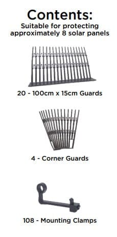 Samac | Solarguard® Protection System for Solar Panel Bird Protection