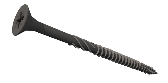 SAMAC | Performance Exterior Screws | Black Countersunk