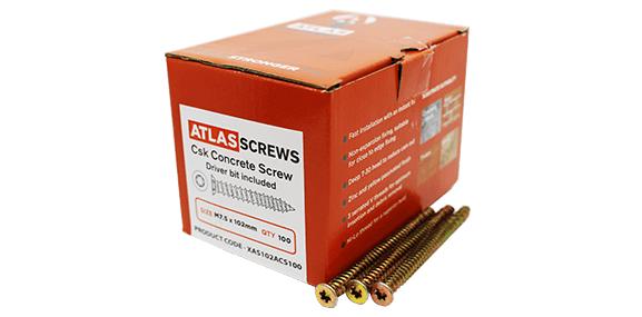 Atlas ZYP Concrete Screws - Dry Verge And Roofline Direct